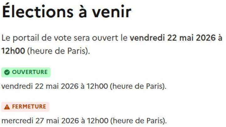 vote en ligne